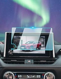 2023 RAV4 Screen Protector Design for Toyota RAV4 2023 LE, XLE, Adventure 8 inch Navigation Touch Screen Tempered Glass RAV4 Hybrid 2023 Screen Protective Film RAV4 Prime Accessories Scratch Resistant HD Clear