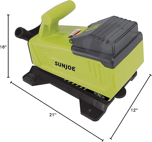 Miniatura 9 de Sun Joe 24V-XFP5-CT Bomba de transferencia inalámbrica IONMAX de 24 voltios de 5.0 GPM, elevación de succión de 13 pies, altura de cabeza de 52