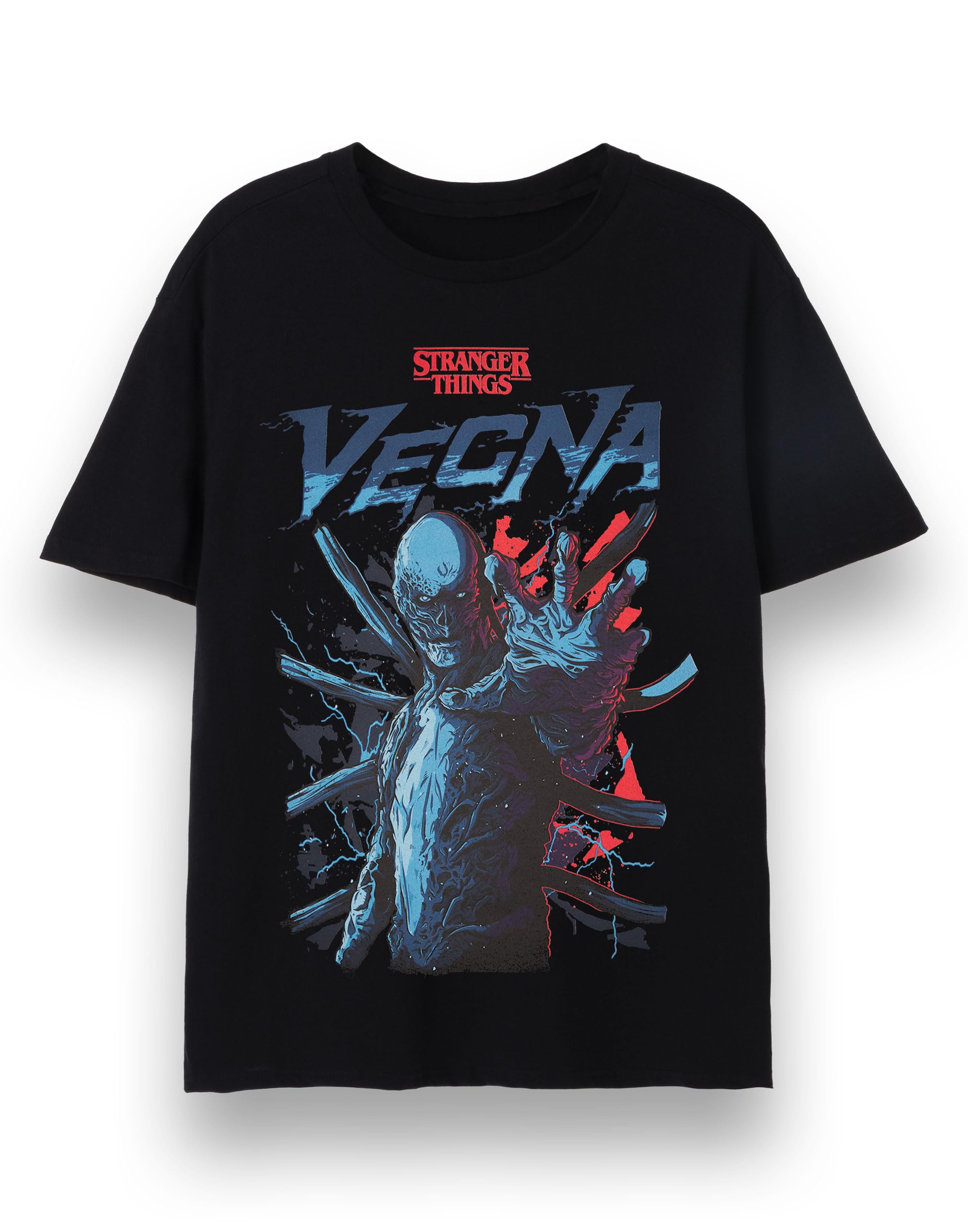 Vanilla Underground Stranger Things Mens Black Vecna Short Sleeved T-Shirt (Xxx-Large) from B&Q