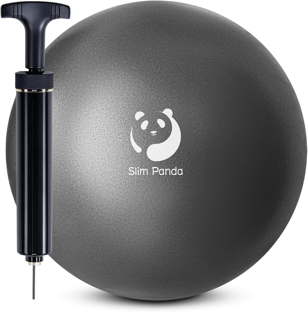 Slim Panda Pelota de Pilates de 9 Pulgadas - Mini Pelota de Yoga antiexplosión con Bomba de válvula de Aguja - Pelota de Ejercicio pequeña para Barra, Estabilidad y Fisioterapia