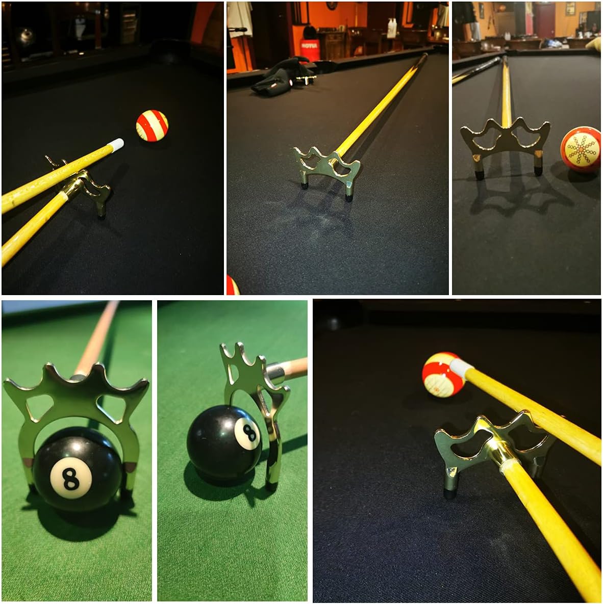 LKXHarleya Billiards Pool Cue Stick Bridge Head, Anti-Slip Metal Bridge Head Billiards Pool Cue Accessory 03 : Sports & Outdoors