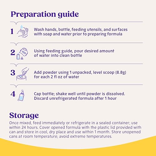 Miniatura 4 de Bubs Essential - Fórmula infantil con hierro, polvo a base de leche de vaca, para bebés de 0 a 12 meses, hecha con leche sin OMG, 20 onzas