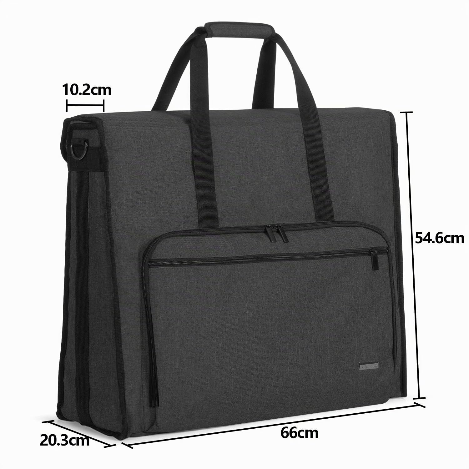 Damero Borsa da Viaggio per Apple iMac 27" e Accessori, Nero (Solo Borsa) | Custodia per iMac e Altri Accessori È Dotata di Maniglia Imbottita e Tracolla Regolabile