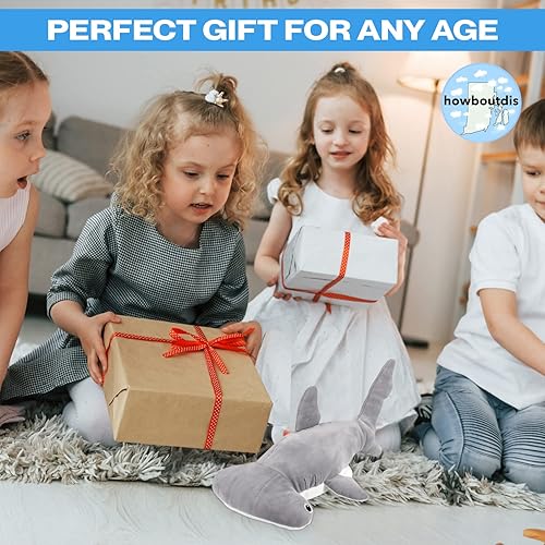 Miniatura 4 de Marioneta de tiburón con cabeza de martillo de 15 pulgadas para niños ultra suave peluche de tiburón  Ideal para jugar imaginativamente  Perfecto