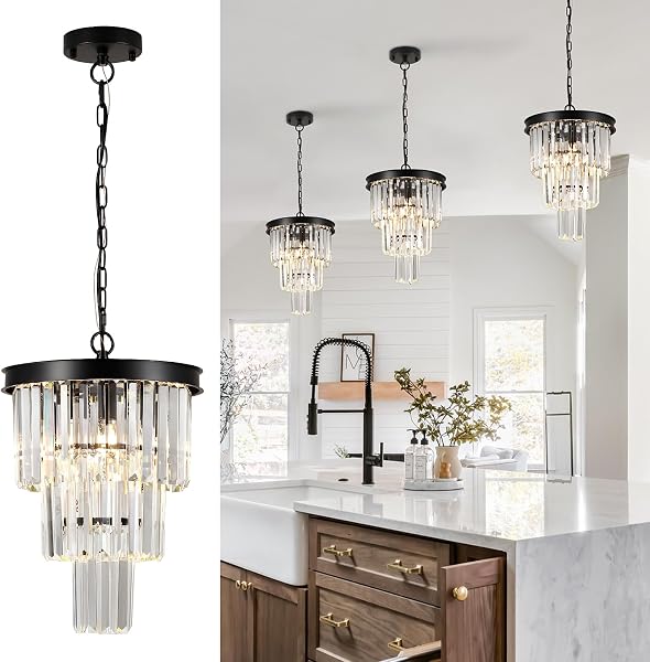 Crystal Chandeliers Modern Luxury Chandelier Round K9 Ceiling Pendant Light Fixture for Living Dining Room
