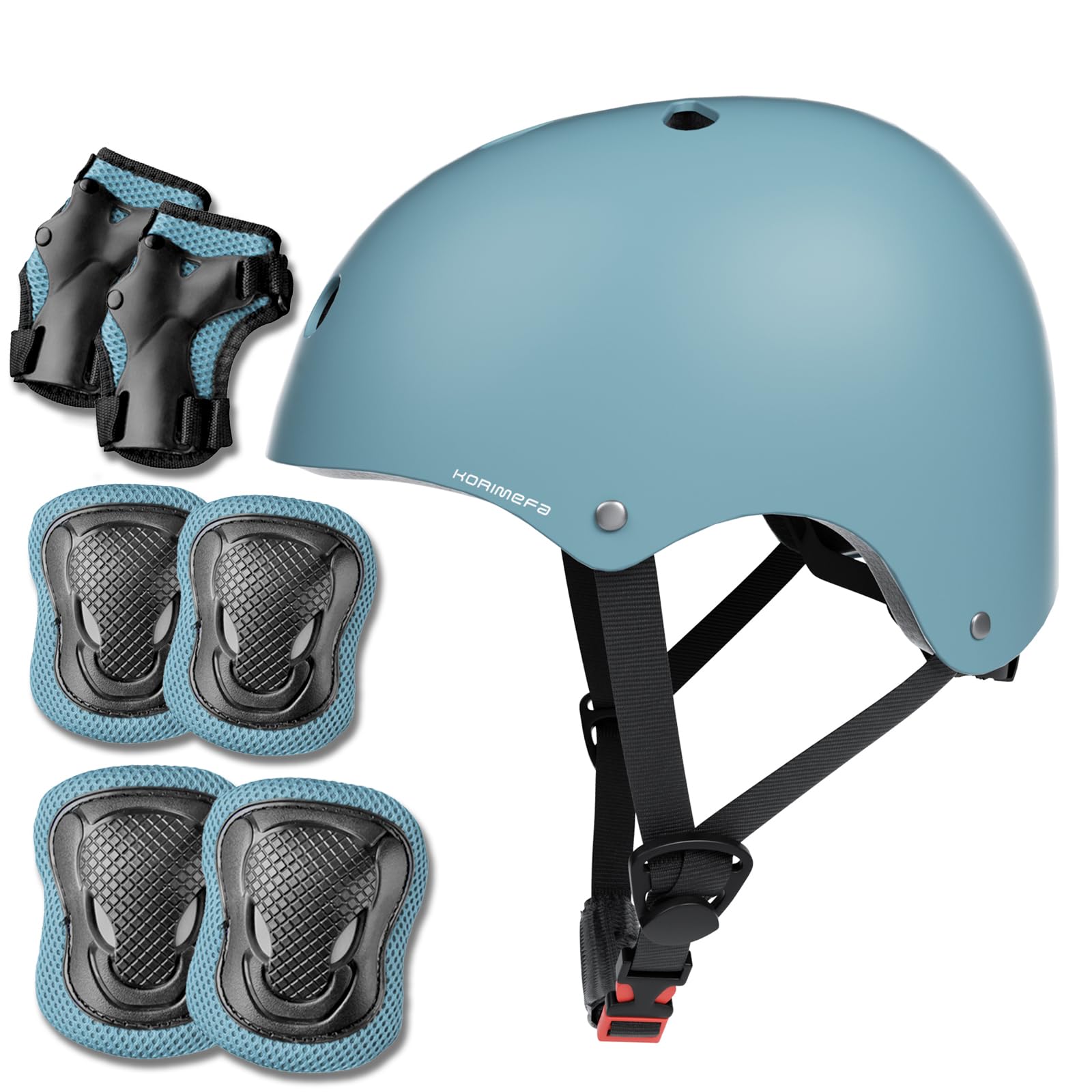 KORIMEFA Toddler Kids Helmet for Bike Scooter Skateboard Roller BMX Bicycle 2-13 Years Boy Girl, Impact-Resistant/Lightweight/Breathable/Adjustable, 46-58cm — image 1
