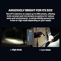 Vista 3 de OLIGHT I3T 2 EOS - Linterna de bolsillo EDC, 200 lúmenes, linterna táctica compacta y brillante de doble salida, interruptor en el extremo