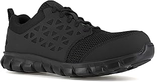 Mens Sublite Cushion Work Safety Toe Athletic Work Shoe Men's IB4039 Black Sublite Cushion Work Athletic