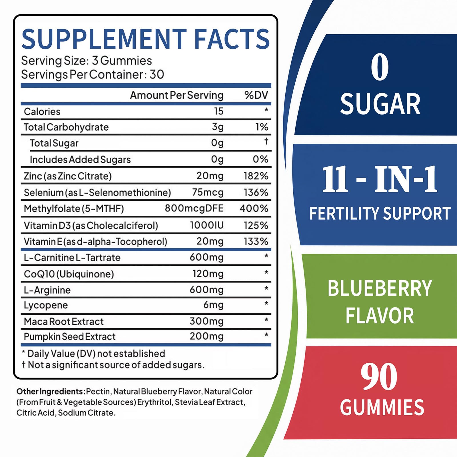 Fertility Supplements Gummies for Men, Optimal Sperm Count & Motility — Amazon image 6