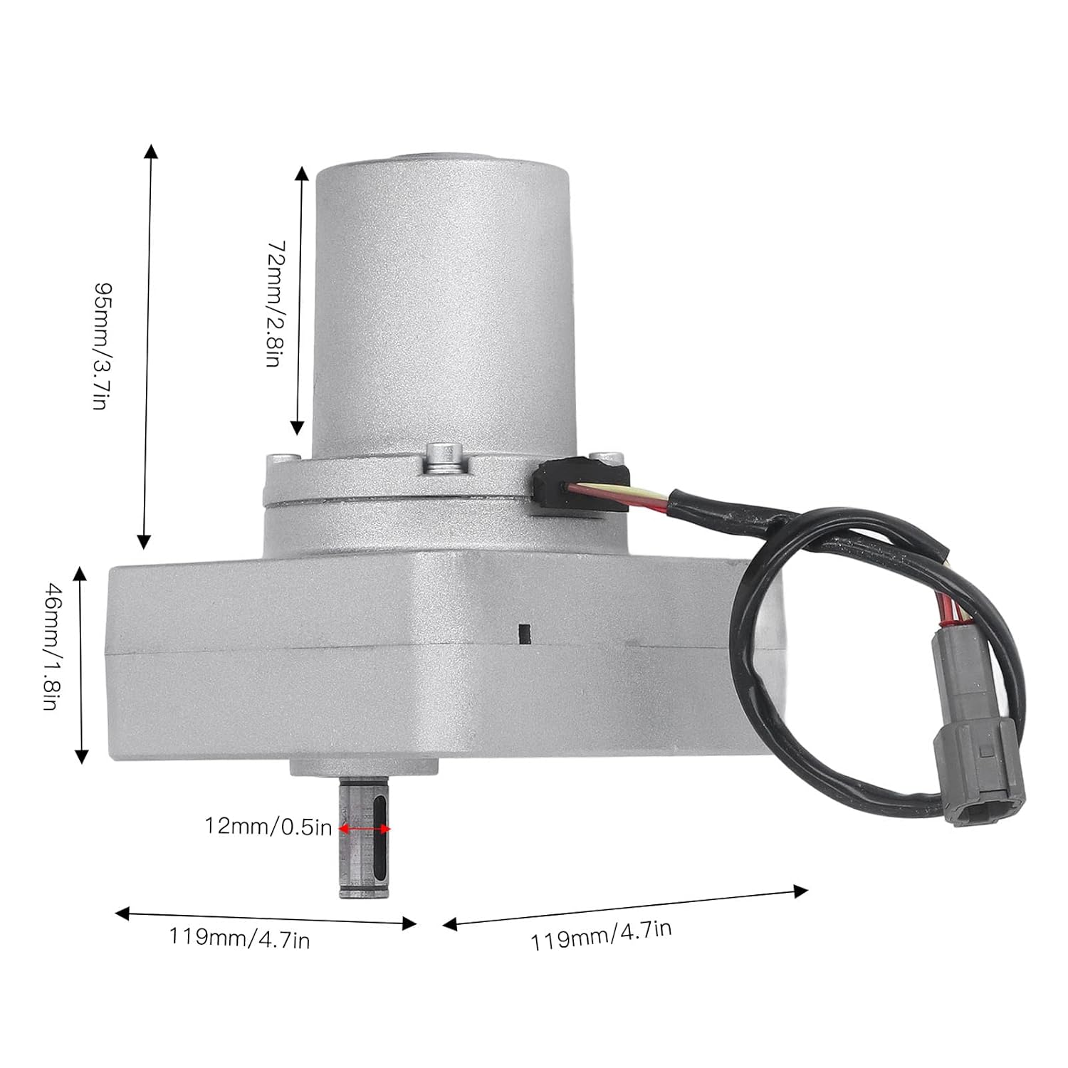 Stepping Throttle Motor, Throttle Motor 4257163 Replacement for EX200 1 2 3 Excavator Throttle Motor for Speed Control, Powersports Throttles