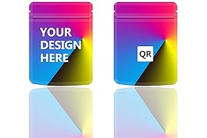 Customized Mylar Bags Design Logo Stand Up Zipper Pouches Zip lock Bags