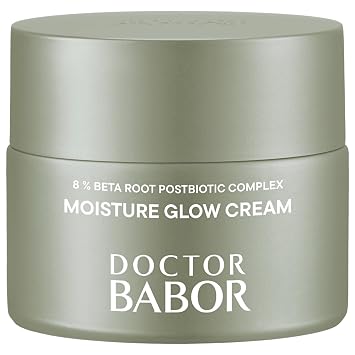 BABOR DOCTOR Microbiomic Moisture Glow Cream 50 ml - Vegan Face Cream with Beetroot Complex and Hyaluronic Acid - Professional Skincare for Dry Skin