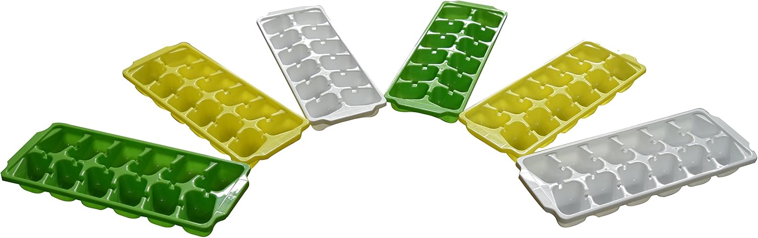 Green Direct Ice Cube Trays It Makes The Perfect Ice Cube for your beloved drink Pack of 6