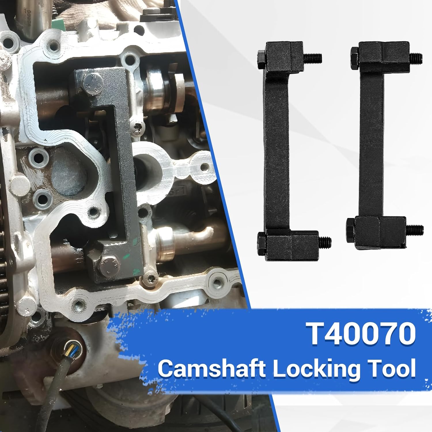 Engine Camshaft Locking Timing Tool Kit Compatible with A UDI VW 2.0 2.4 2.8 3.0 3.2 4.2 5.2 Engines T40133 T40070 T40058 T10172 Camshaft Belt Locking Alignment Tools Set