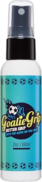 Goalie Grip Spray - Extra Grip for Soccer Goalie Gloves - Grip Spray for Goalkeeper Gloves - Soccer Gloves Grip Reinforcement - Better Grip for Soccer Goalie Gloves Youth - Soccer Accessories 2 oz