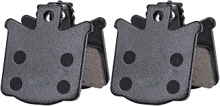 CNANRNANC 2 pares de pastillas de freno de disco de resina para bicicleta de montaña MAGURA MT para bicicleta de montaña A2, resistente a altas temperaturas, 34,4 x 28 x 4 mm, color negro