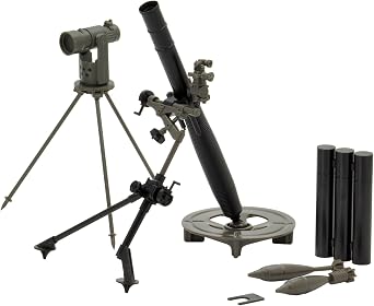 Little Armory LD007 3.2 inches 81 mm Mortar Cannon L16 Type Plastic Model
