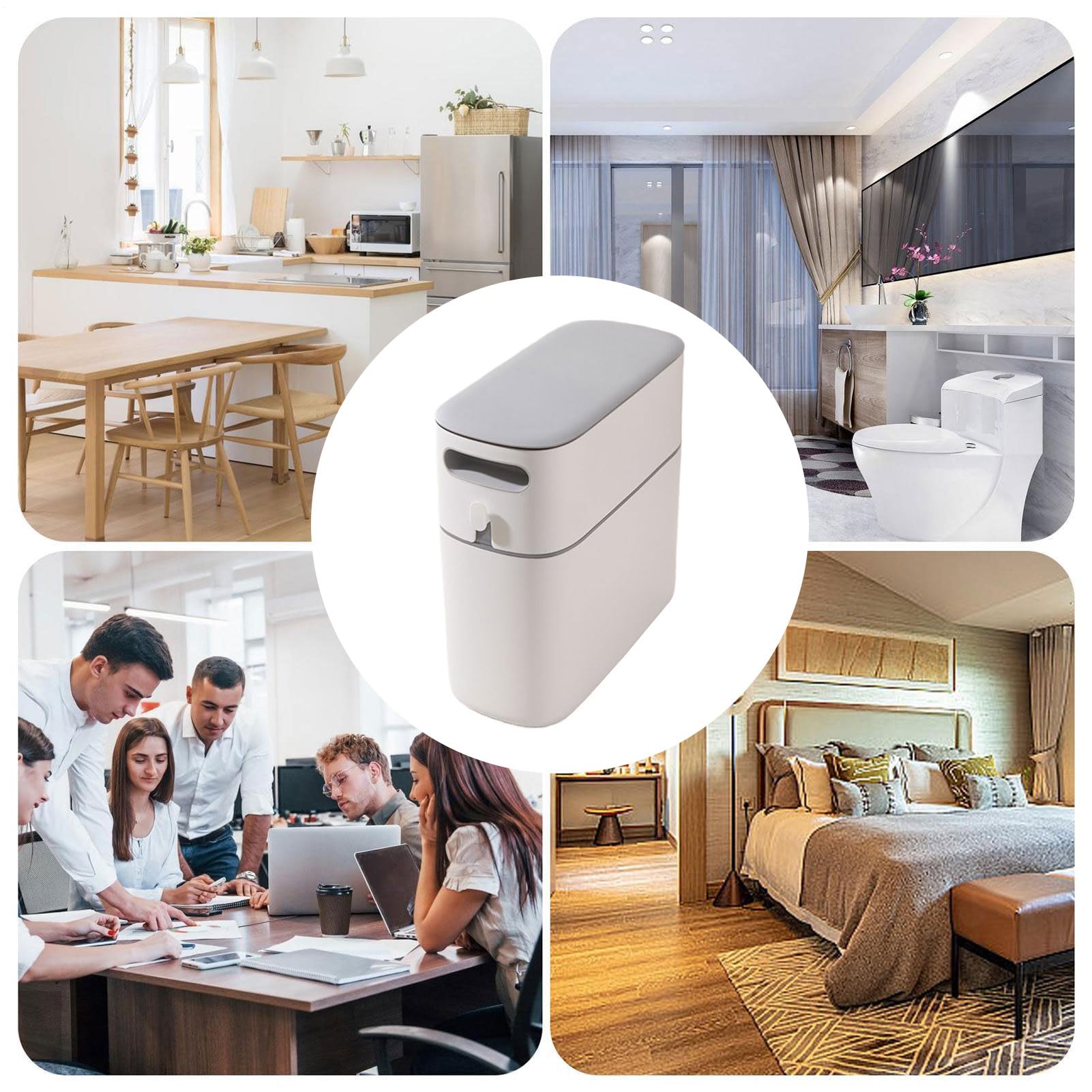 Generisch Pattumiera sottile e , inodore, per cucina, camera da , armadio