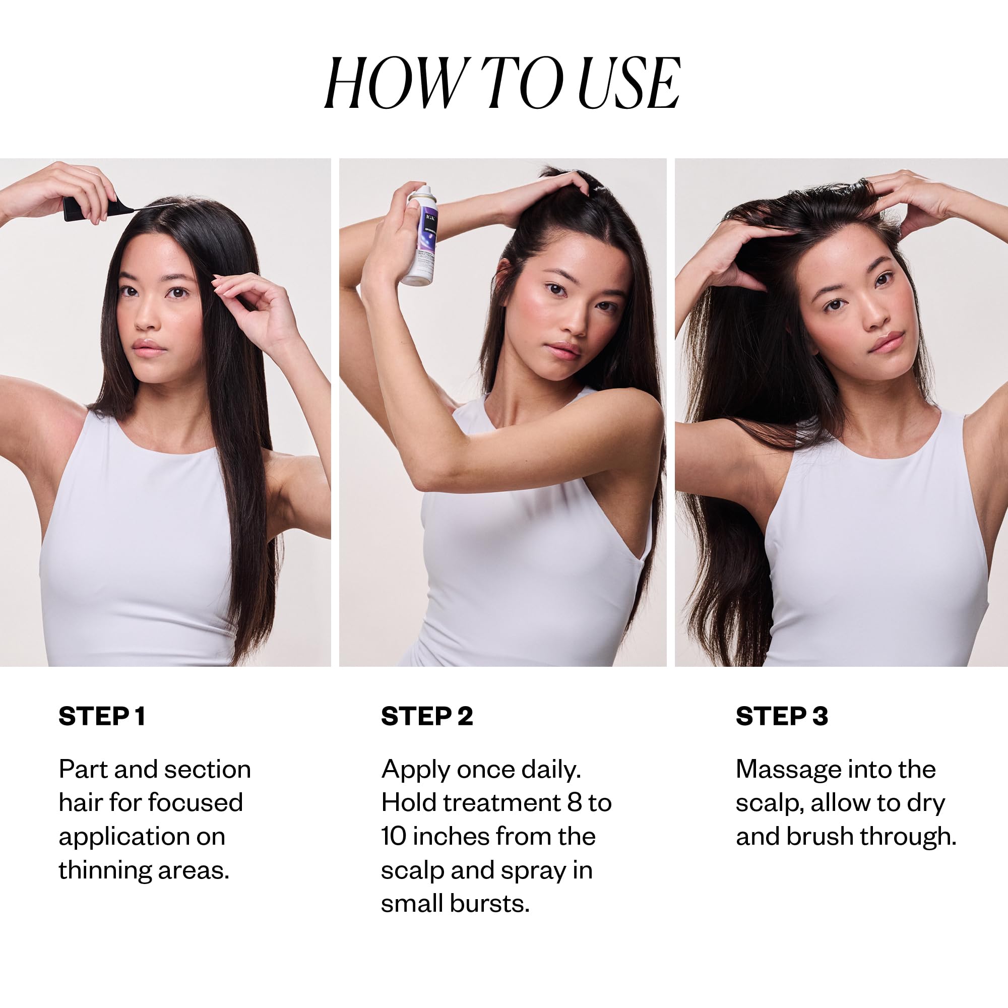 IGK Sponsored - Scalp Treatment for Hair Growth – Hair Thickening Serum for Women – Promotes Fuller, Thicker Hair – Scalp Serum for Hair Density and Thinning - 2.1oz