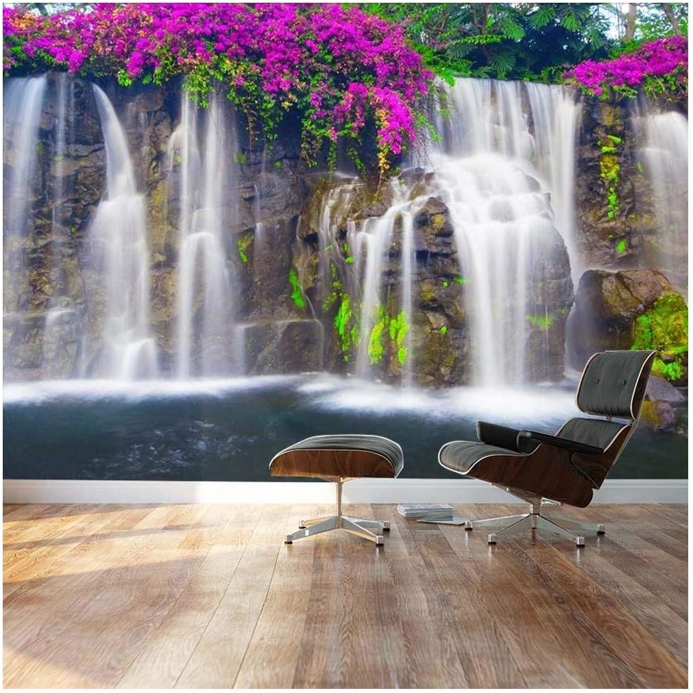 wall26 - Self-Adhesive Wallpaper Large Wall Mural Series (66"x96", Lush Waterfall)