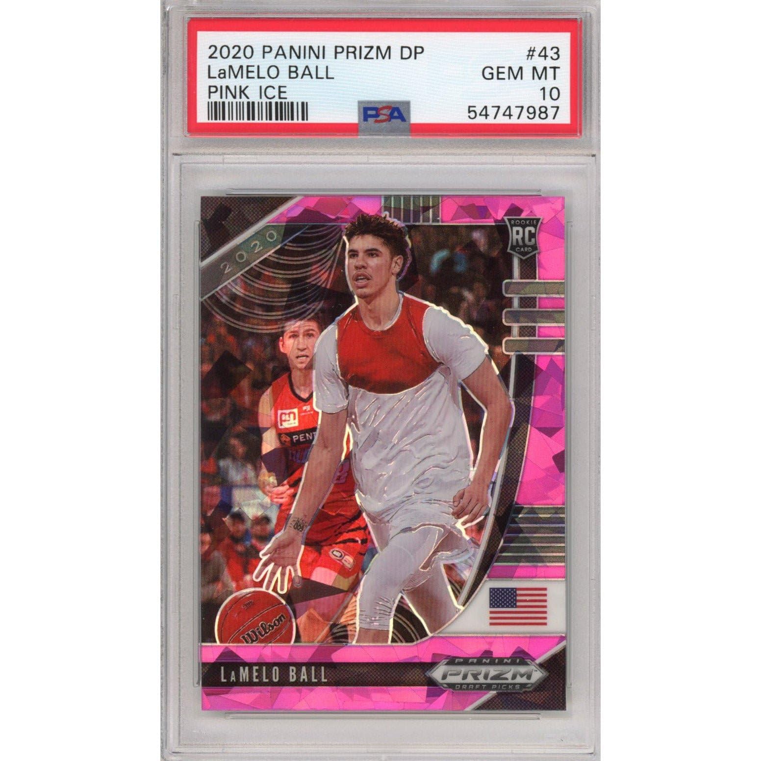 【PSA10】lamelo ball prizm RC 美品 Amazon.com: Graded 2020-21 Panini Prizm LaMelo Ball #43 Pink Ice