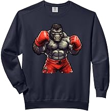 Silverback Gorilla Gym Apparel Body Building Boxing Workout Comfort Colors Adult Sweatshirt