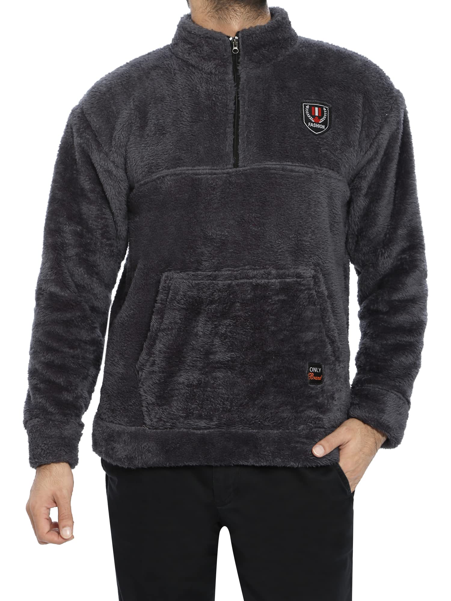 matelco Men's sharpa Woolen Sweatshirt-picture-10