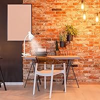 Vista 5 de Uonlytech Luz de mesa de oficina con clip, luces de lectura con clip, luces de libro, protección ocular, lámpara de abrazadera de cuello de cisne