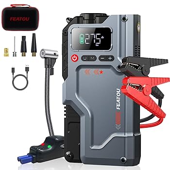 Amazon | Autowitジャンプスターター空気入れ 12000mAh大容量