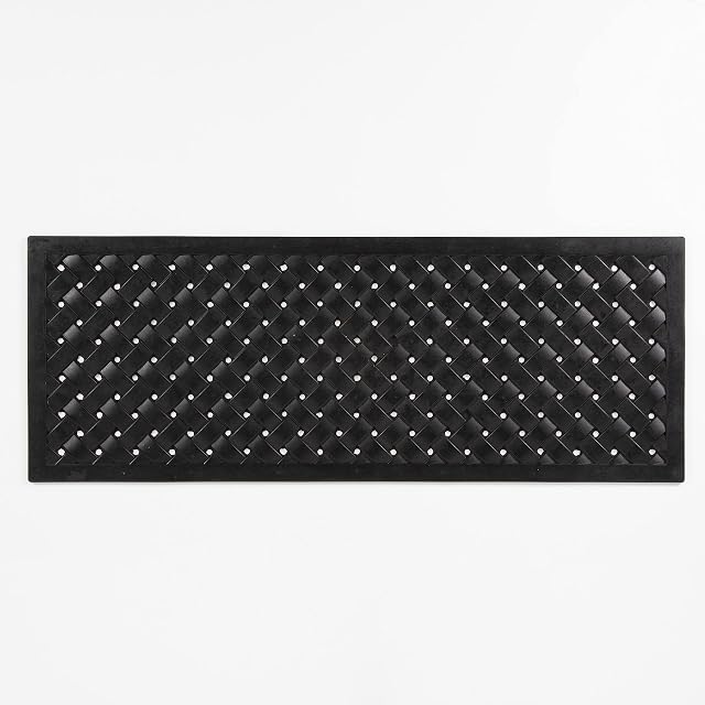 MUD STOPPER Rubber Door Mats for Outdoor Use | Durable Outdoor Entrance Mats for Front Door and Garden | Heavy Duty Door Mats Outdoor (100% Natural Rubber)