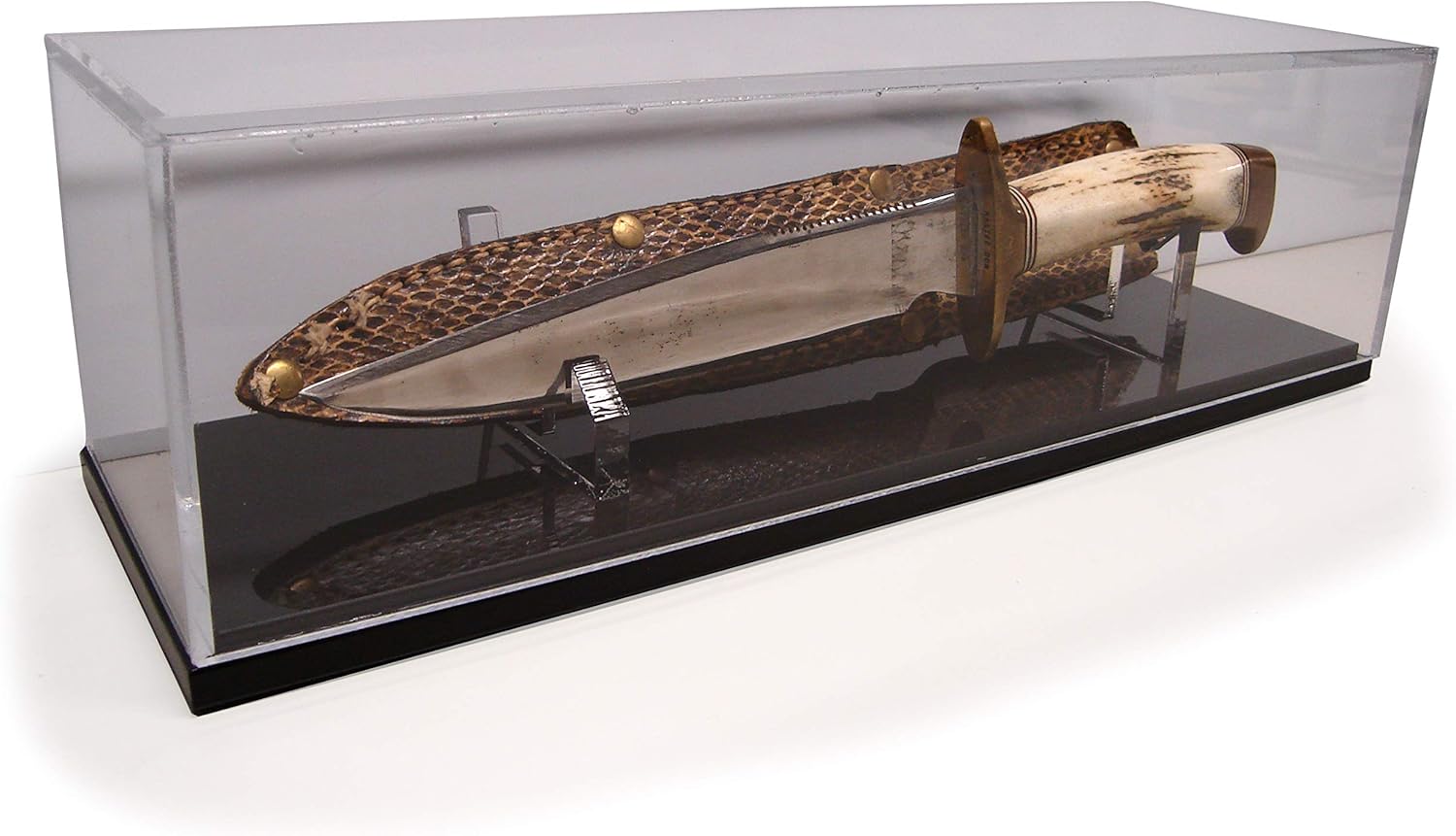 Knife Display Case 14in Stand with Sheath or Scabbard Holder Fits Custom Work and Randall Knives (50014-2)