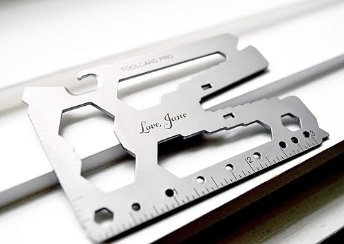 Miniatura 4 de Lever Gear - Tarjeta de herramientas personalizada Pro con clip para dinero, tarjeta de crédito 40 en 1, multiherramienta con clip para dinero,