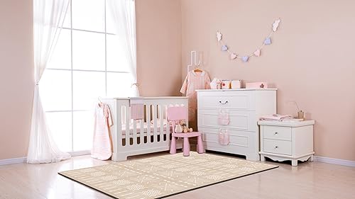 Miniatura 4 de MOON WALKERS Elegantes tapetes de juego bohemios para bebé, tapete de juego para bebés y niños pequeños, no tóxico, suave, grueso, tapete para