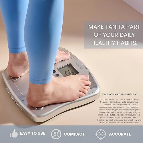 Miniatura 5 de Tanita BF679W báscula con control de grasa corporal y cantidad de agua en cuerpo