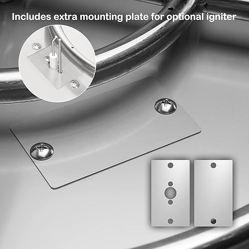 Miniatura 4 de stanbroil 19inch Ronda Drop-in hoguera sartén con chispaKit de ignición versión de gas natural