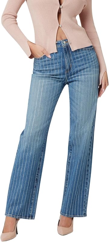 jeans de talle alto de los años 90 para mujer