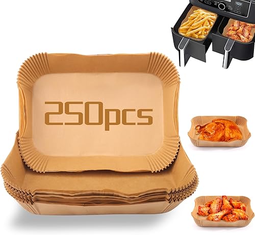 Forros para hornear para freidora de aire Ninja Foodi DualZone 2 cestas DZ201, DZ401, FG551 Foodi Smart XL 6 en 1 parrilla interior, accesorios para