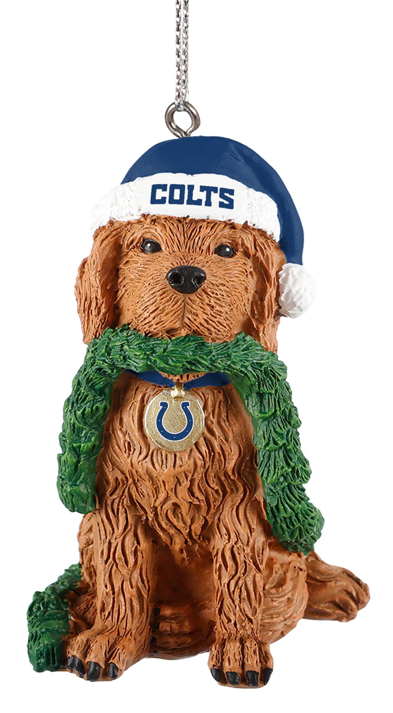 FOCO Indianapolis Colts Dog Holiday Ornament