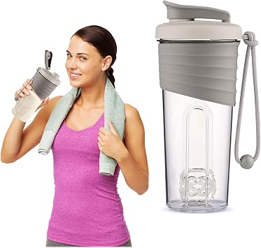 Shaker Bottles,Shaker cups for protein shakes,protein shaker bottle,protein shake bottle,shaker bottles for protein mixes,shaker bottle for Sports Grey