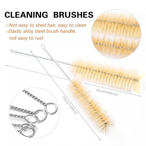 Miniatura 8 de Aeseusia Juego de 4 cilindros graduados de plástico de 0.3 fl oz, 0.8 fl oz, 1.7 fl oz, 3.4 fl oz, 5 vasos de plástico de 1.7 fl oz, 3.4 fl oz, 8.5