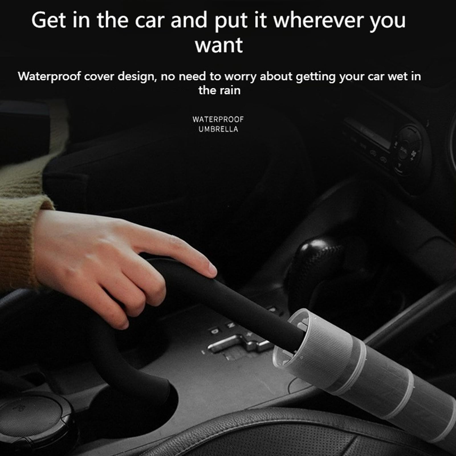 Ombrello con manico perfetto per pendolarismo, viaggi, avventure, regalo con maggiore comfort e affidabilità