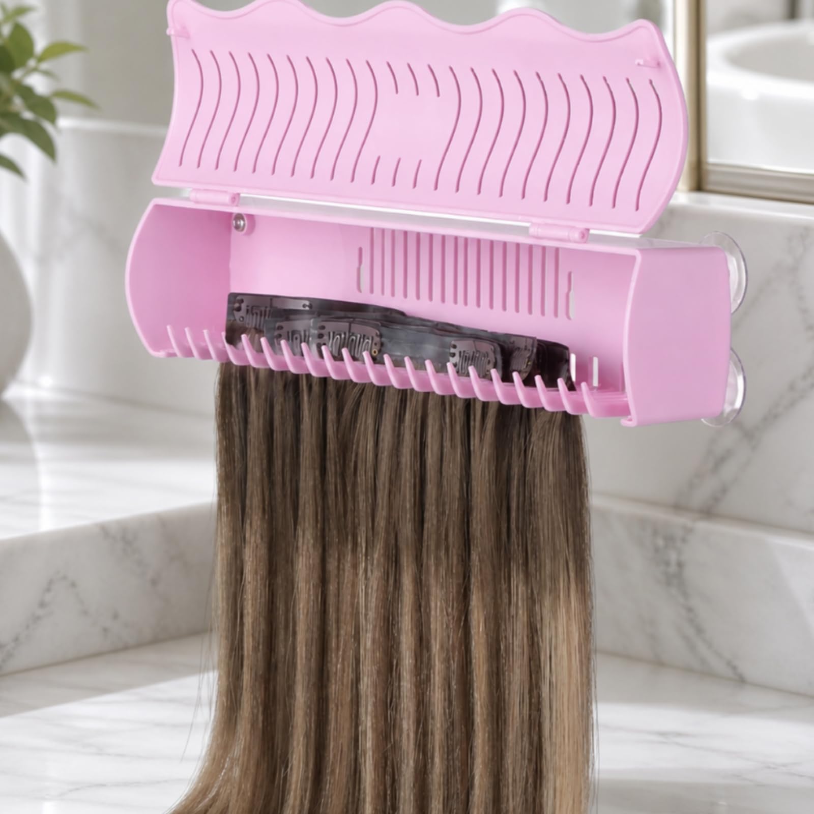 para Pelucas con Pinza, Rosado, color to 1