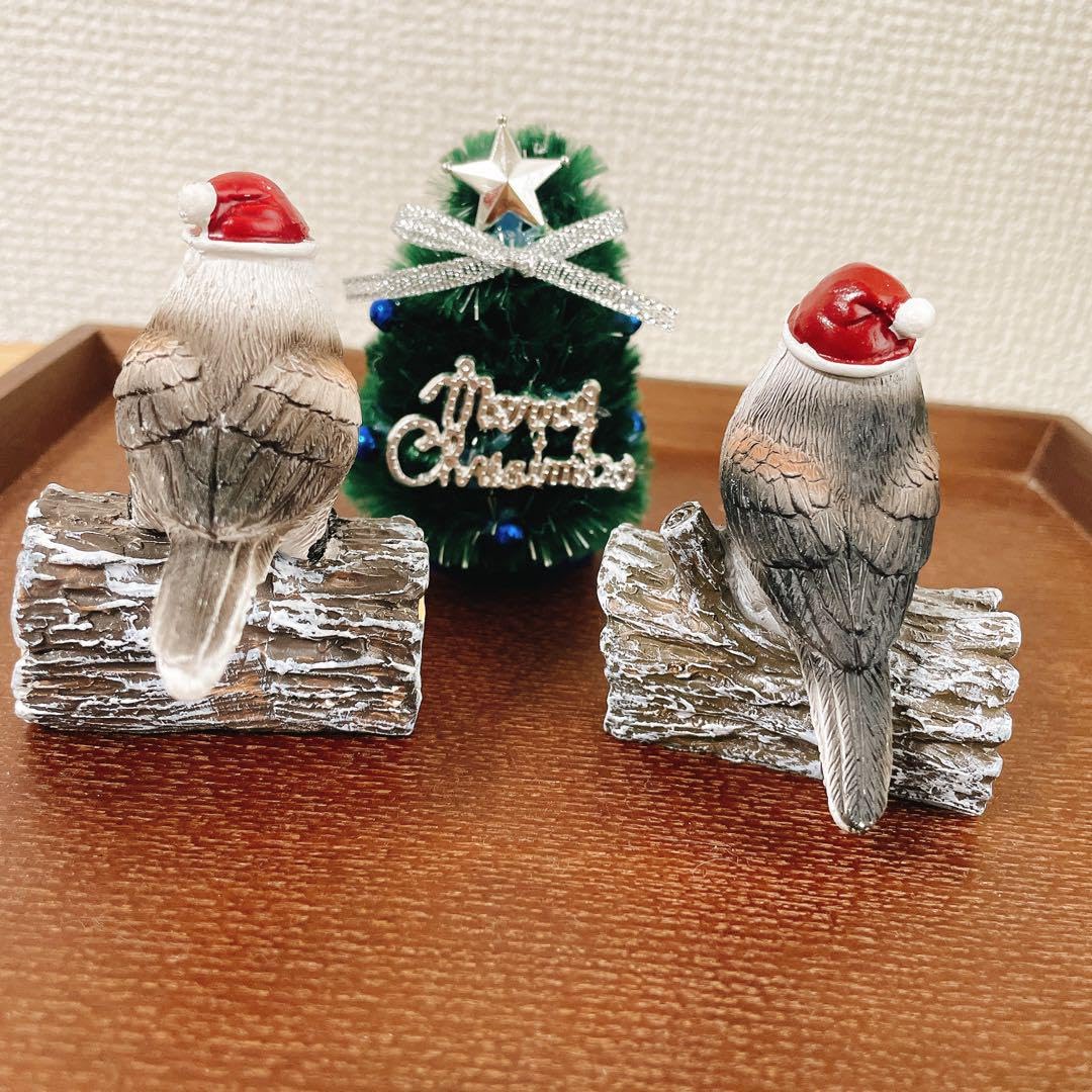 Amazon.co.jp: シマエナガクリスマスバージョン ミニツリー : おもちゃ