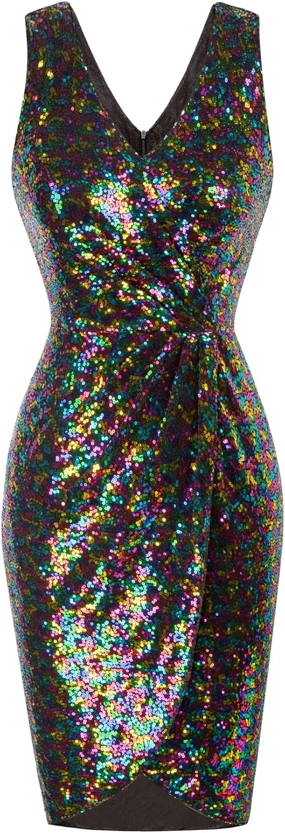 GRACE KARIN Women's Sexy Sequin Sparkly Glitter Party Dress Club Dress
