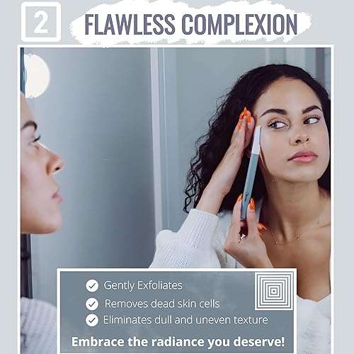 Miniatura 3 de Dermaplaning - Cuchillas de repuesto  3 unidades, compatibles con las maquinillas de afeitar faciales Gentlewoman's, rasuradora facial exfoliante