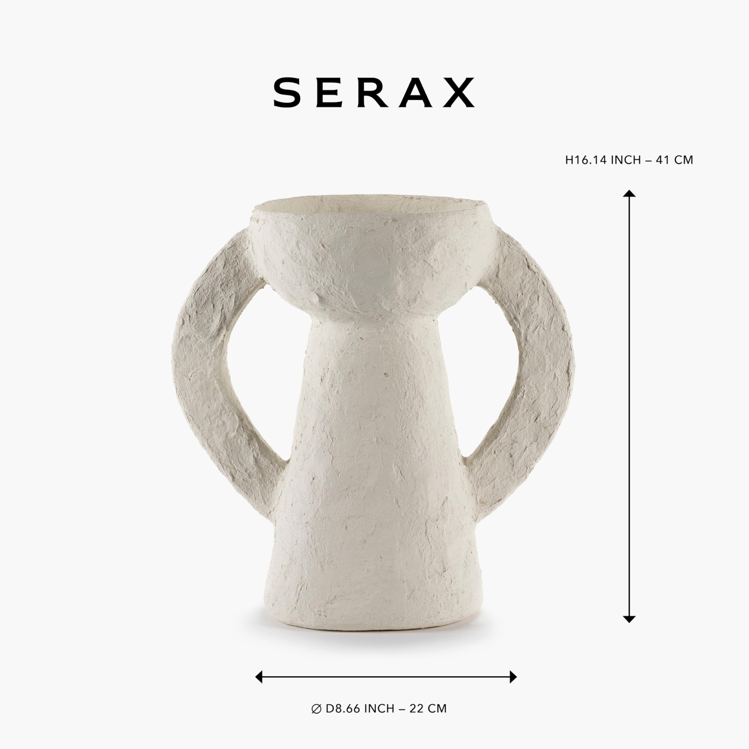 花瓶・フラワースタンド SERAX Vase Fck Extra large Amazon.com: Serax Decorative Vase with Handles | Earth interior