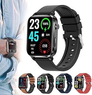 Diabetic Smartwatch, Wolf Notch Smart Watch Blood Sugar for Women ;Men, Waterproof Blood Sugar Monitor Watch, Diabetic Watches Glucose Monitor Watch, Blood Glucose Watch for Diabetics (#A(#C)