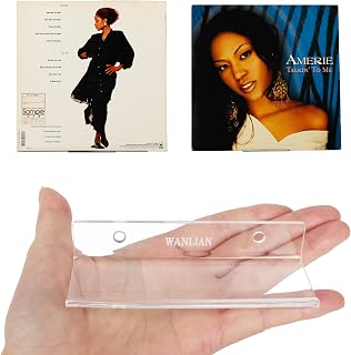 LITAITAI Vinyl Record Shelf Wall Mount 10 Pack, 3.93 inch Clear Acrylic Album Record Holder for Daily LP Listening, Vinyl Record Display with Installation Hardware (S Clear)