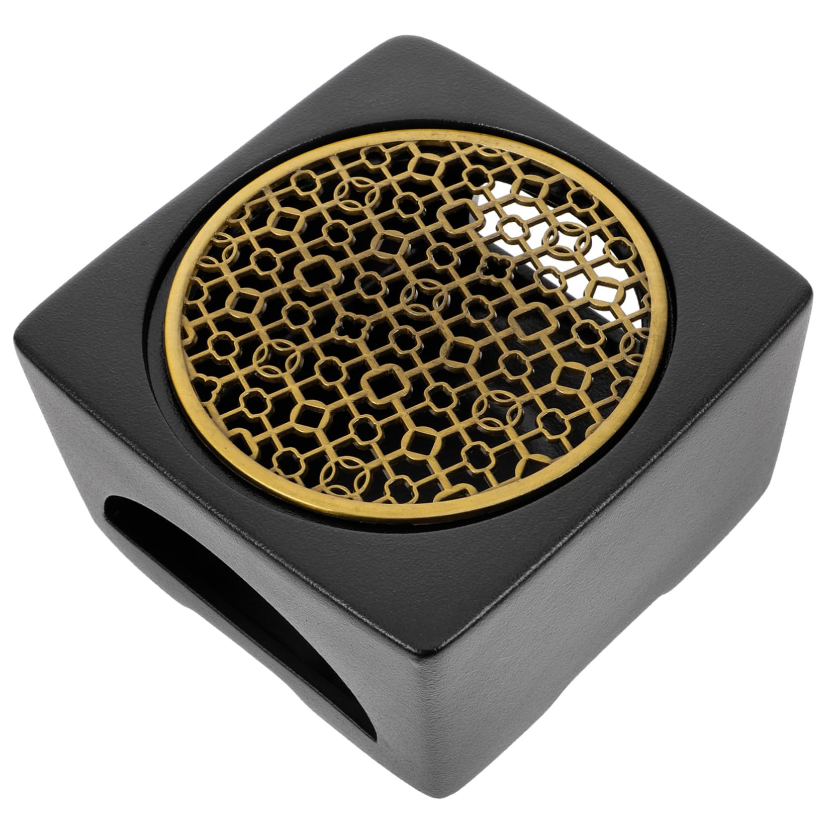 OFFSCH Ceramic Teapot Warming Heater Vintage Hollow Design Heat Resistant Base for Stylish Tea Serving for Home Decor Present Choice for Tea Lovers