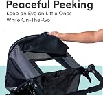 Poussette de jogging BOB Gear Revolution Flex 3.0, Noir Graphite | Poussette de jogging polyvalente ; poussette tout terrain avec suspension de style VTT et pneus gonflés à l'air ; compatible avec siège auto